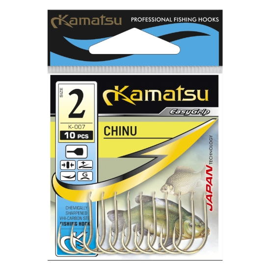 KAMATSU haczyki CHINU #4 10szt